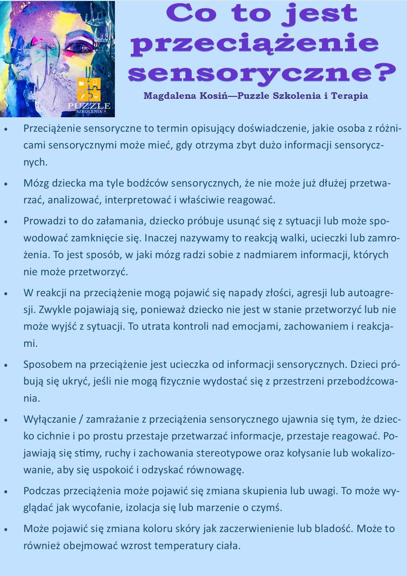 Tworzenie przyjaznej przestrzeni sensorycznej