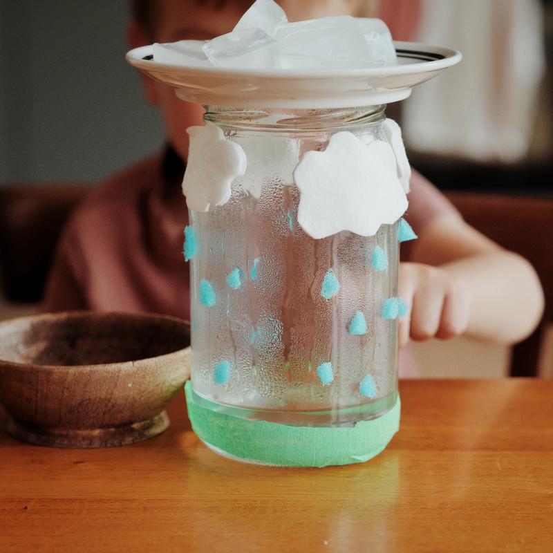 Deszcz w pytaniach i eksperymentach: proste wyjaśnienie dla przedszkolaków