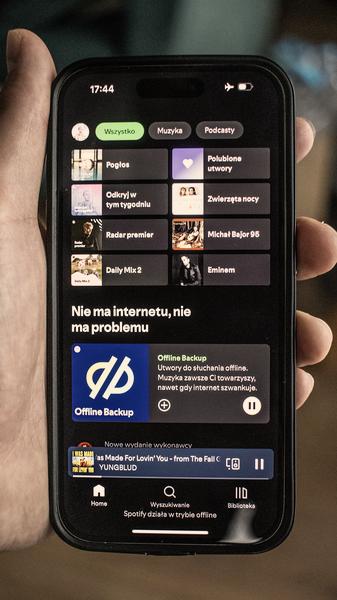 Muzyka offline na Spotify